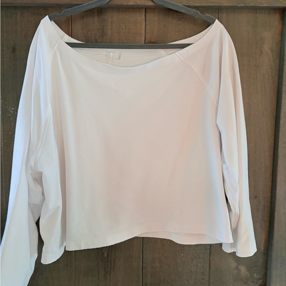 Norma Kamali  White Long Sleeve Women's sweatshirt